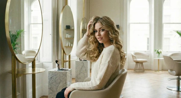 Vlnitý účes - moderní vlny